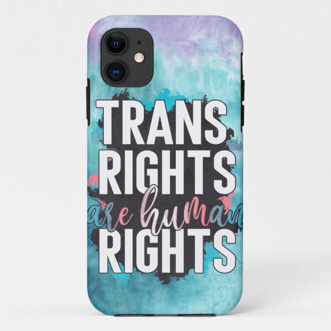 Trans Rights Are Human Rights Case-Mate iPhone Case (Back)