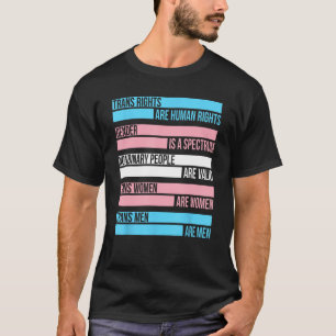 Trans Rights Are Human Rights Gender Is A Spectrum T-Shirt