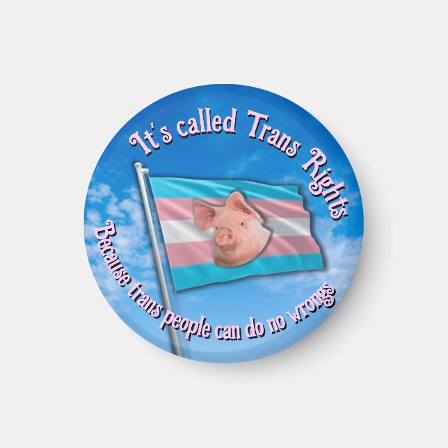 Trans Rights  Magnet (Front)