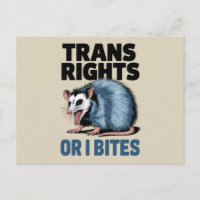 Trans Rights Or I Bites Gay Funny Lgbtq Pride 