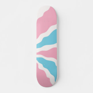 trans swirl style skateboard
