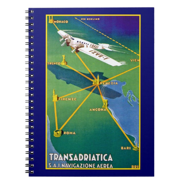 Transadriatica Navigazione Aerea Notebook (Front)