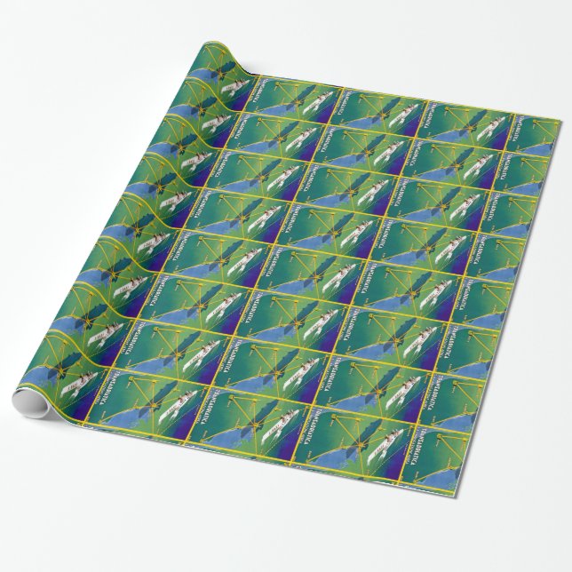 Transadriatica Navigazione Aerea Wrapping Paper (Unrolled)