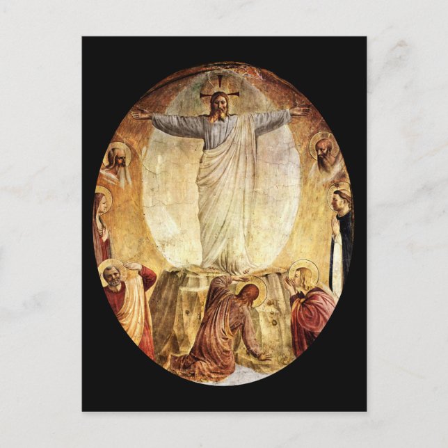 Transcendent  Christ Risen from the Tomb Postcard (Front)