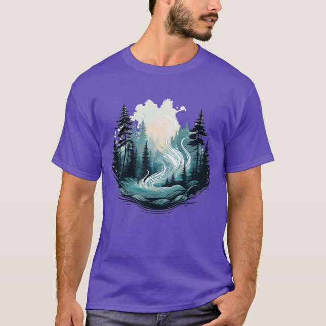 "Transcendental Forest" T-Shirt (Front)