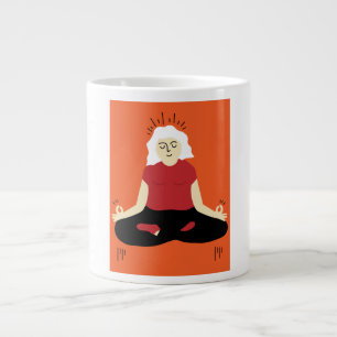 Transcendental Meditation Large Coffee Mug