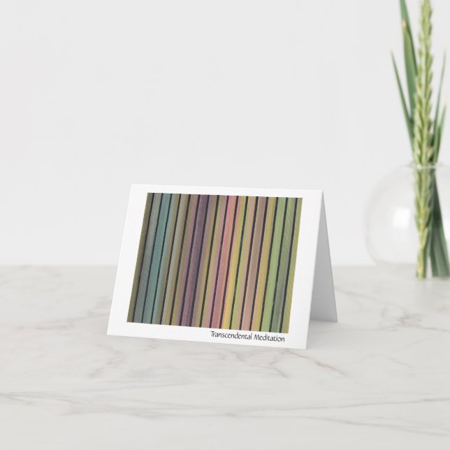 Transcendental Meditation Note Card (Front)