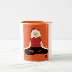 Transcendental Meditation Two-Tone Coffee Mug