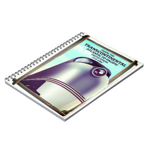 Transcontinental Railroad USA. Notebook