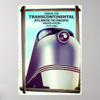 Transcontinental Railroad USA.