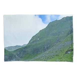Transfagarasan Alpine Slope – Romania Photography Pillowcase