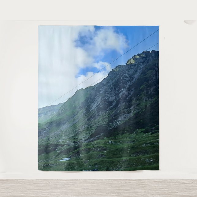 Transfagarasan Mountain Road - Romania Tapestry (Front)