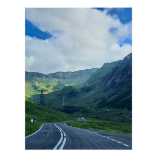 Transfagarasan Road – Carpathian Mountain Print