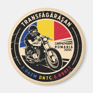 Transfagarasan   Romania   Motorcycle Magnet