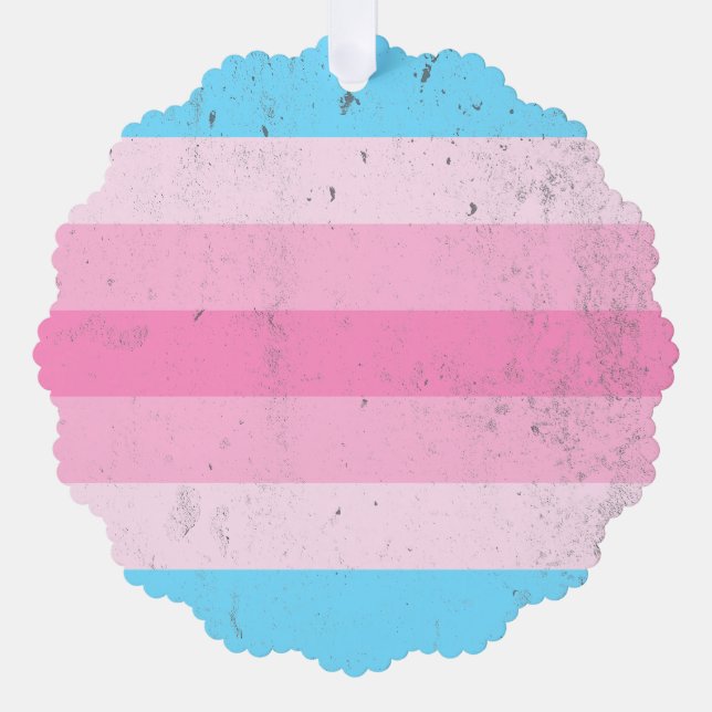 Transfemme Tree Decoration Card (Front)