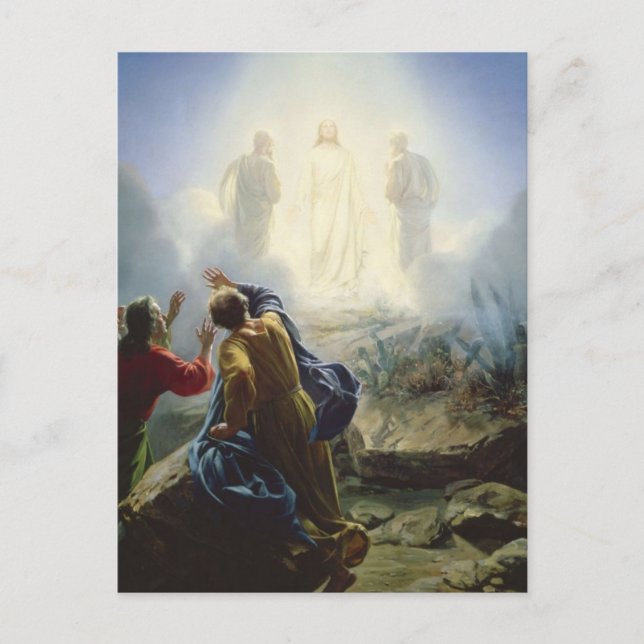 Transfiguration by Carl Bloch Postcard (Front)