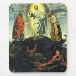 Transfiguration by Giovanni Girolamo Savoldo Mouse Pad