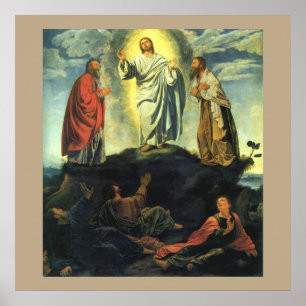 Transfiguration by Giovanni Girolamo Savoldo Poster