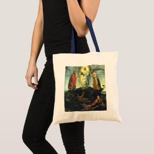 Transfiguration by Giovanni Girolamo Savoldo Tote Bag
