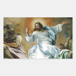 Transfiguration_by_Lodovico_Carracci. Rectangular Sticker