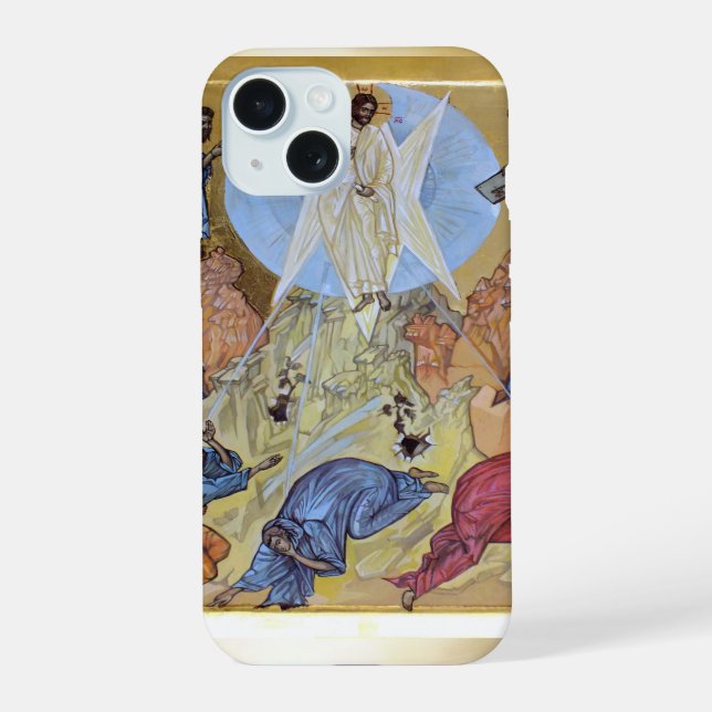 Transfiguration of Christ iPhone 15 Case (Back)