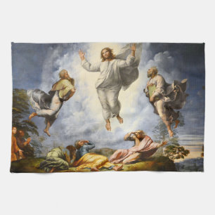 Transfiguration of Christ - Raphaello Sanzio 1520 Tea Towel