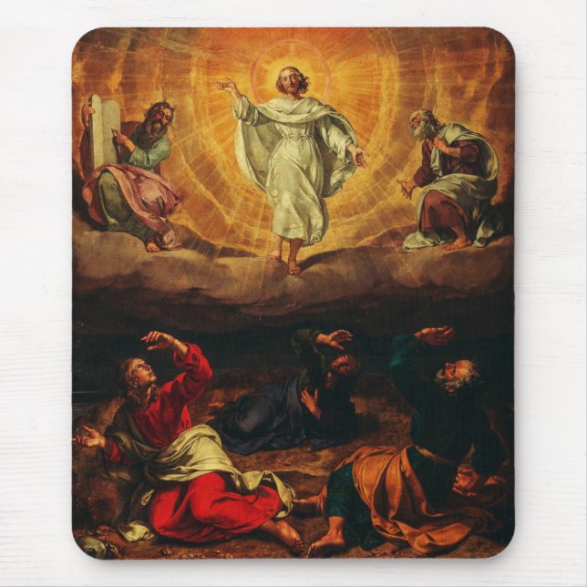 Transfiguration of Jesus Christ Mouse Pad (Front)