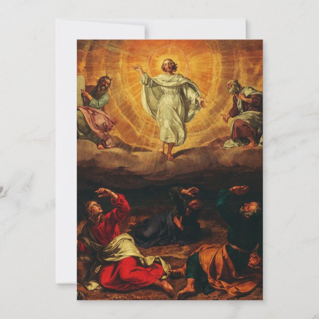 Transfiguration of Jesus Christ Thank You Card (Front)