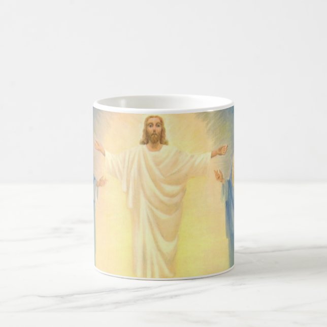 Transfiguration of Jesus Christ, Vintage Religion Coffee Mug (Center)