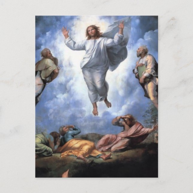 TRANSFIGURATION OF JESUS POSTCARD (Front)