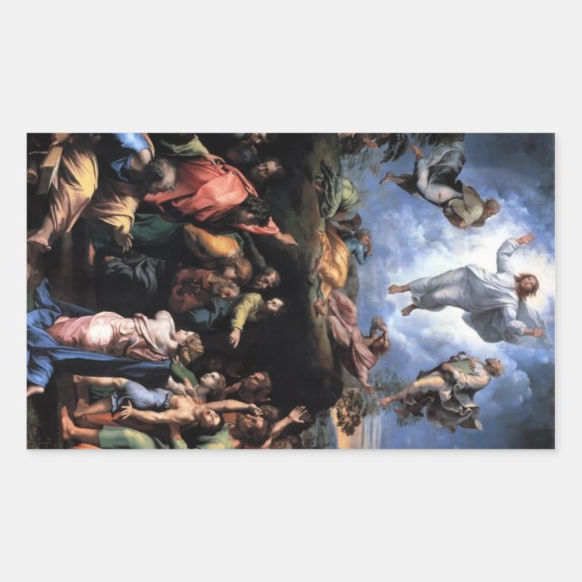 TRANSFIGURATION OF JESUS RECTANGULAR STICKER (Front)