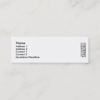 Transform Mini Business Card