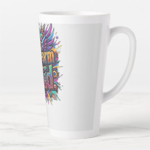Transform the Tread – Bold Journey T-Shirt Latte Mug