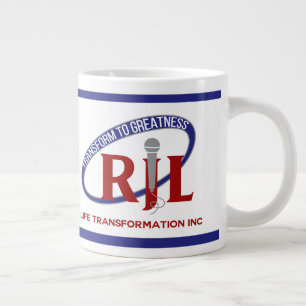 TRANSFORM TO GREATNESS RJL LOGO LARGE COFFEE MUG