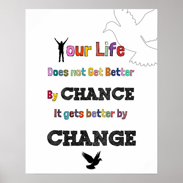 Transform Your Life Seize Control & Make It Happen Poster (Front)