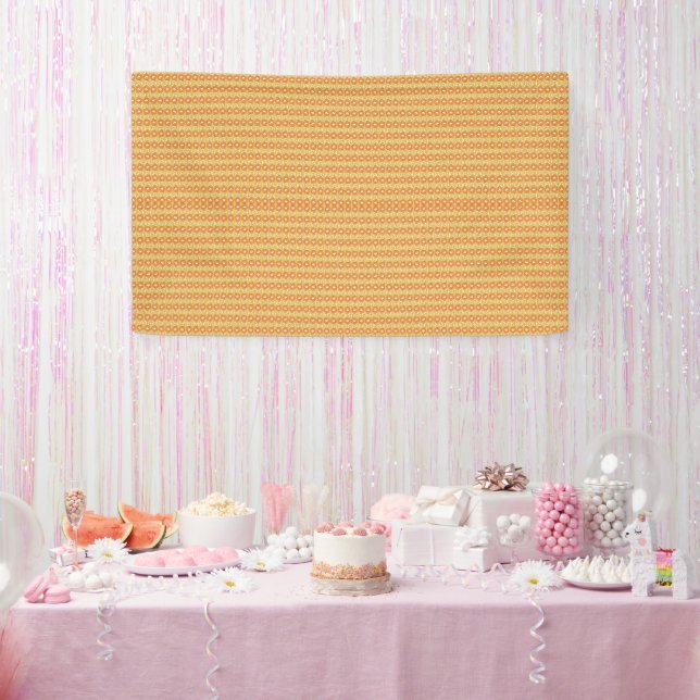 Transform Your Space Stunning Orange and Yellow  Banner (Party)