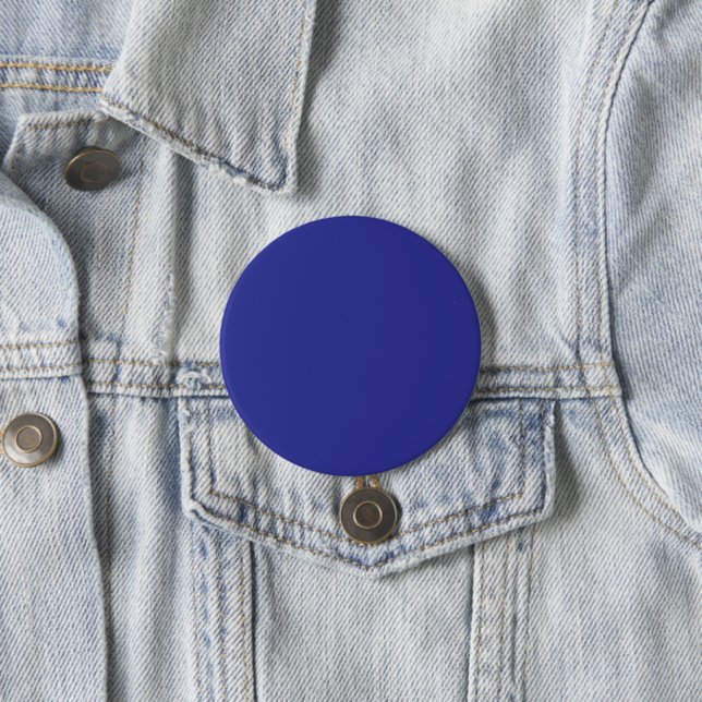 Transform Your Space with a Stunning Blue Wall 7.5 Cm Round Badge (In Situ)
