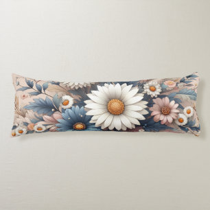 Transform Your Space with Elegant Daisy Floral Body Cushion