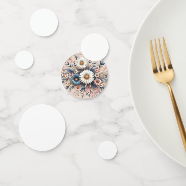 Transform Your Space with Elegant Daisy Floral Confetti (Group)