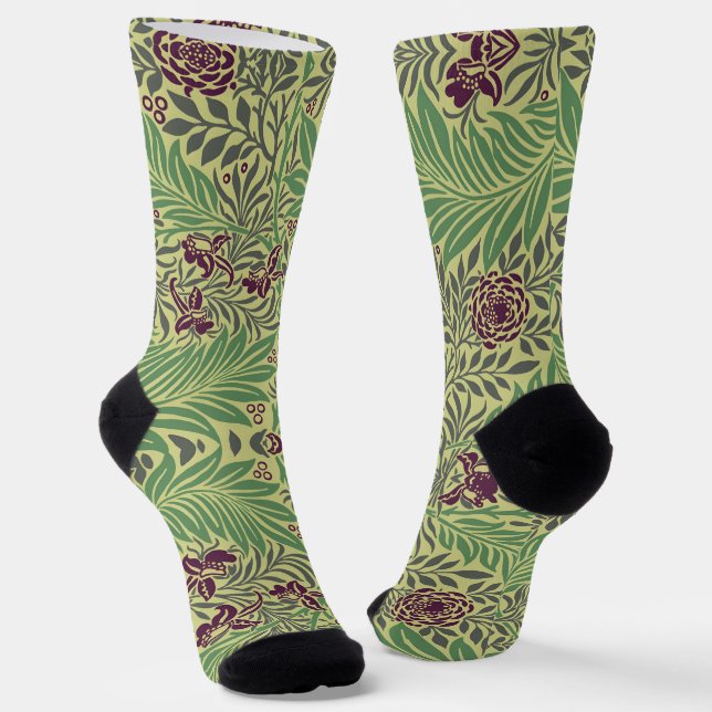 Transform Your Space with Seamless Floral Patterns Socks (Angled)