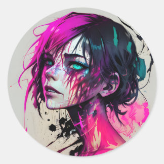 Transformation Classic Round Sticker