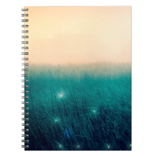 Transformation grunge texture sun notebook