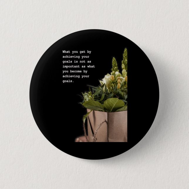 Transformative Journey Inspirational Quote Art  6 Cm Round Badge (Front)