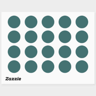 Transformative Teal  Classic Round Sticker