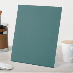 Transformative Teal  Pedestal Sign