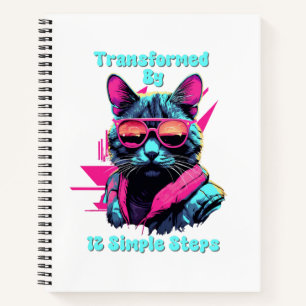 Transformed by 12 Simple Steps, AA, NA, Al-Anon N Notebook