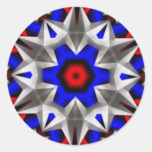 Transformer Star Classic Round Sticker