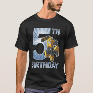 Transformers Bumblebee 5Th Birthday T-Shirt