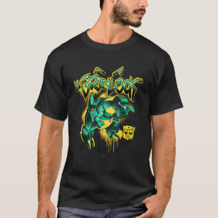 Transformers Grimlock Dripg Graffiti Wall Portrait T-Shirt