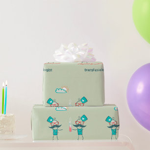 Transfusiologist Wrapping Paper